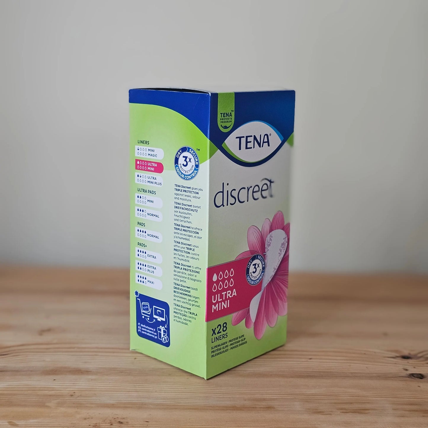 TENA Discreet Ultra Mini Liners (28 Liners)